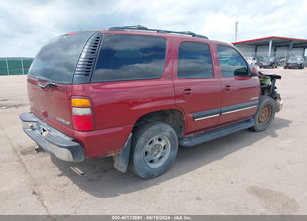 2001 CHEVROLET TAHOE LT VIN: 1GNEK13T41R201027