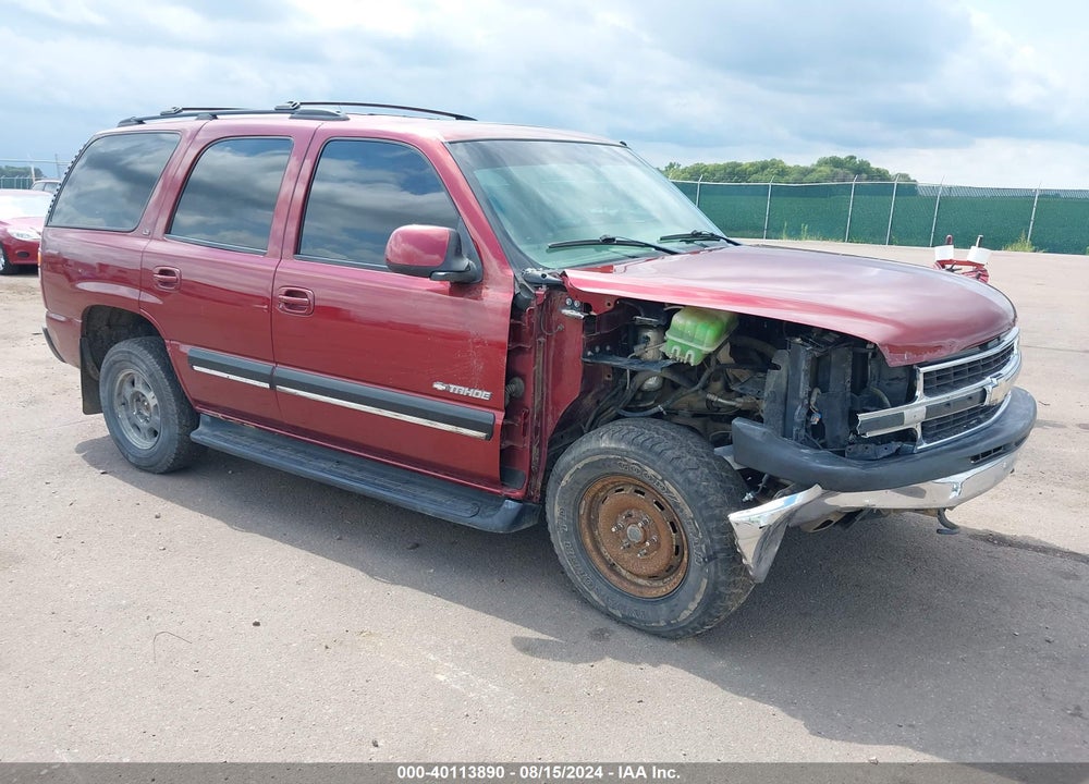 2001 CHEVROLET TAHOE LT VIN: 1GNEK13T41R201027