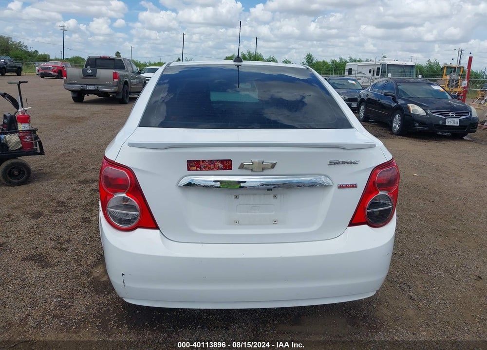2016 CHEVROLET SONIC LTZ AUTO VIN: 1G1JE5SB8G4144523