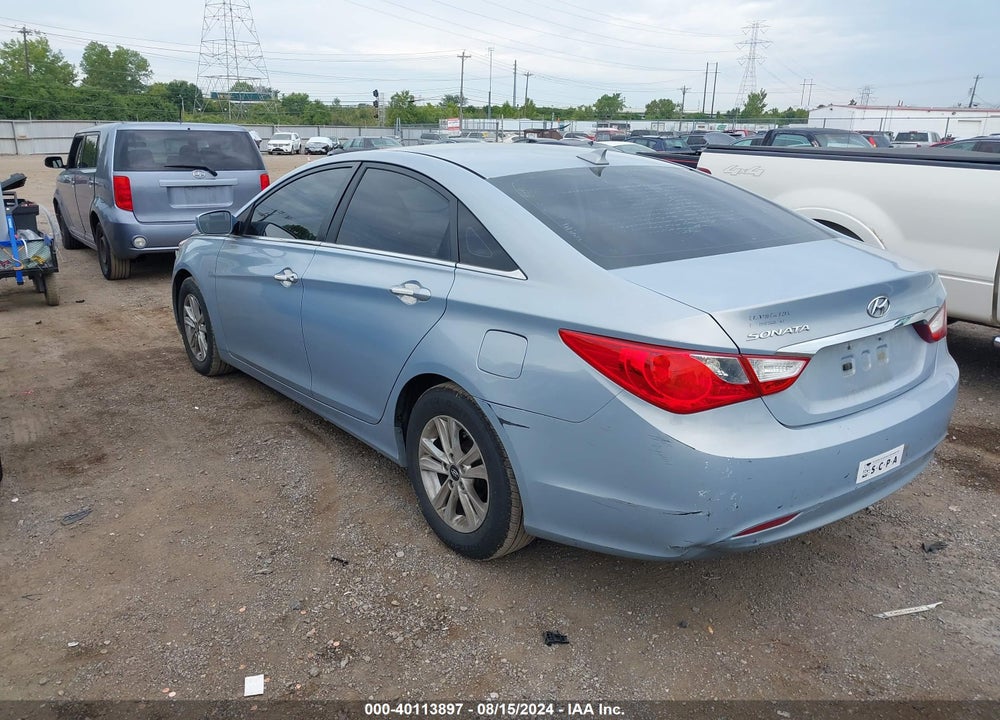 2013 HYUNDAI SONATA GLS VIN: 5NPEB4AC4DH674323