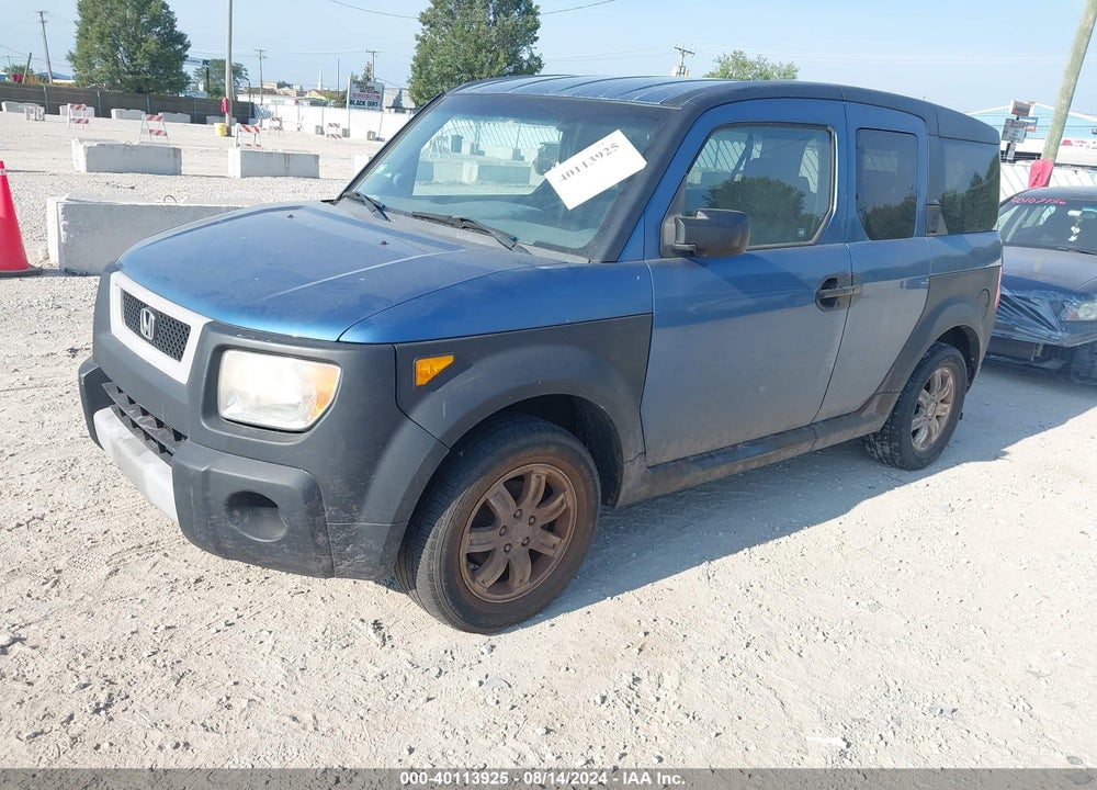 2006 HONDA ELEMENT EX VIN: 5J6YH18656L006534