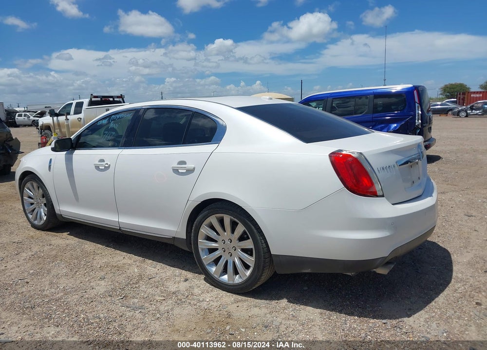 2012 LINCOLN MKS VIN: 1LNHL9DR7CG803774