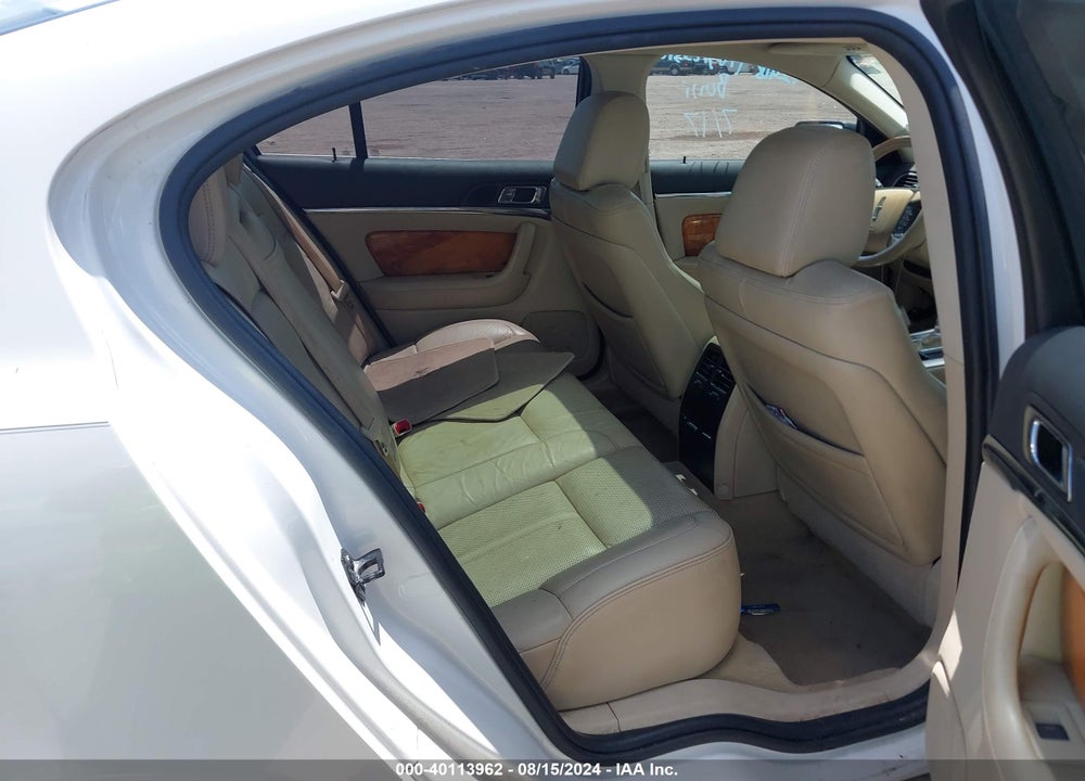 2012 LINCOLN MKS VIN: 1LNHL9DR7CG803774