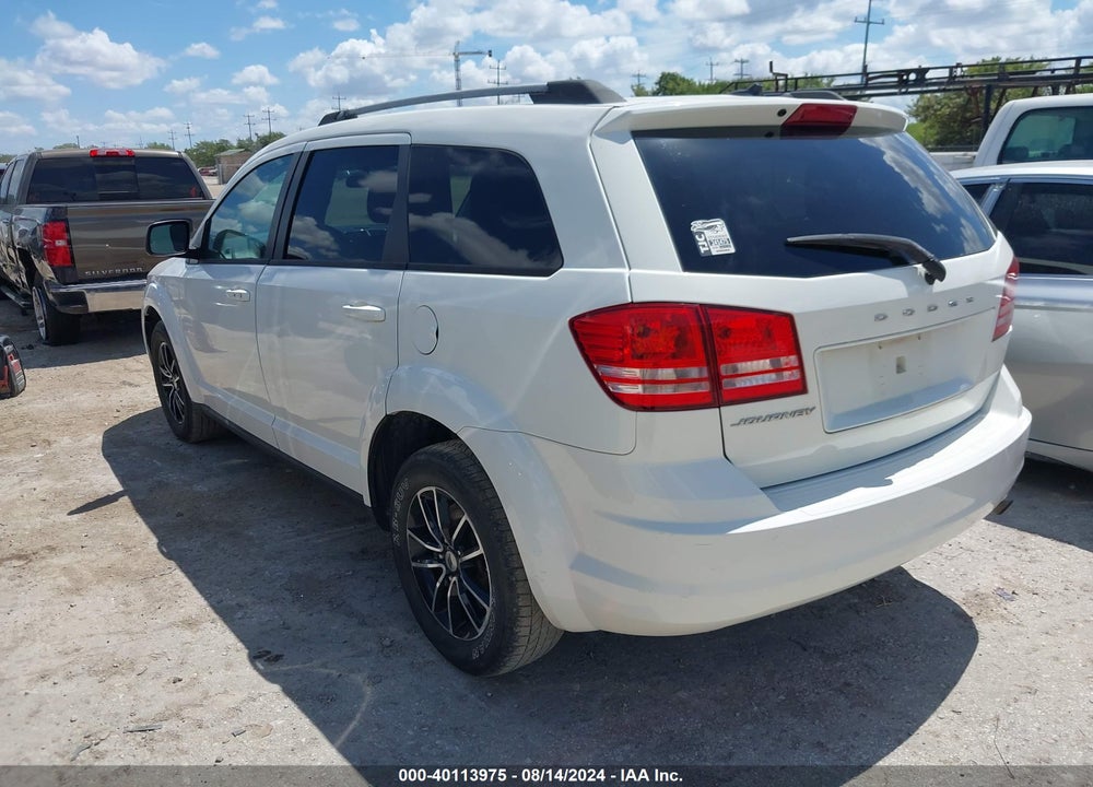 2018 DODGE JOURNEY SE VIN: 3C4PDCAB3JT352949