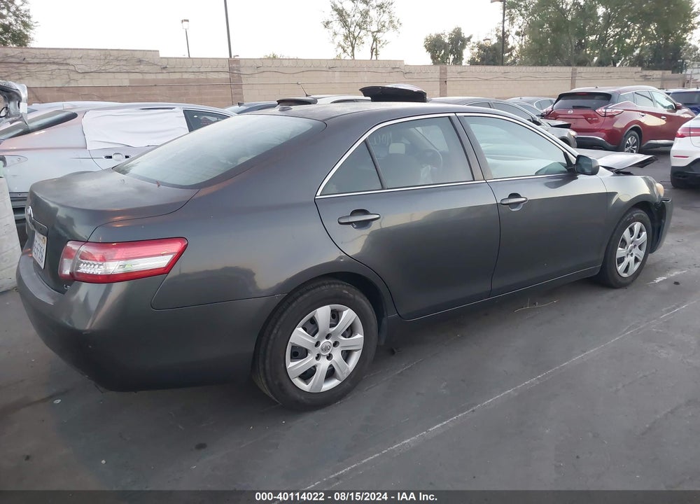 2011 TOYOTA CAMRY LE VIN: 4T1BF3EK8BU590488