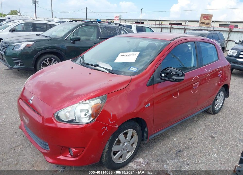 2015 MITSUBISHI MIRAGE ES VIN: ML32A4HJ9FH049768