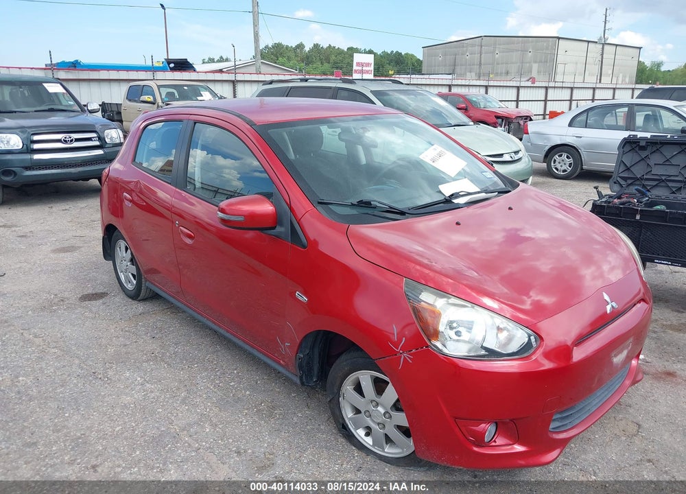 2015 MITSUBISHI MIRAGE ES VIN: ML32A4HJ9FH049768