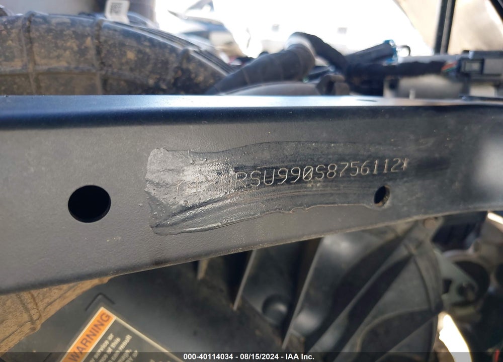 2025 POLARIS RANGER CREW XP 1000 NORTHSTAR PREMIUM VIN: 4XARSU990S8756112