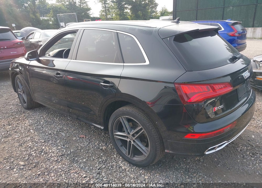 2019 AUDI SQ5 3.0T PREMIUM VIN: WA1A4AFY0K2137596