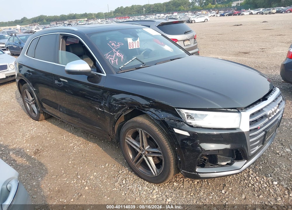2019 AUDI SQ5 3.0T PREMIUM VIN: WA1A4AFY0K2137596
