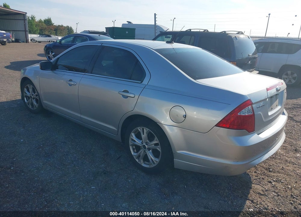 2012 FORD FUSION VIN: 3FAHP0HAXCR262887