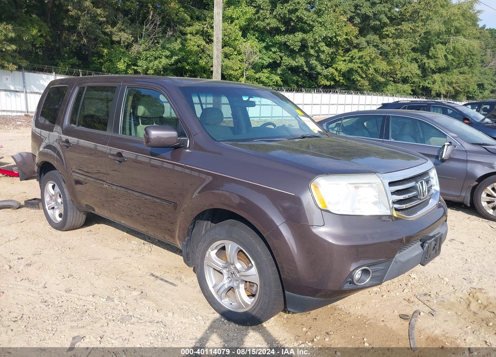 2013 HONDA PILOT EX VIN: 5FNYF3H48DB039565
