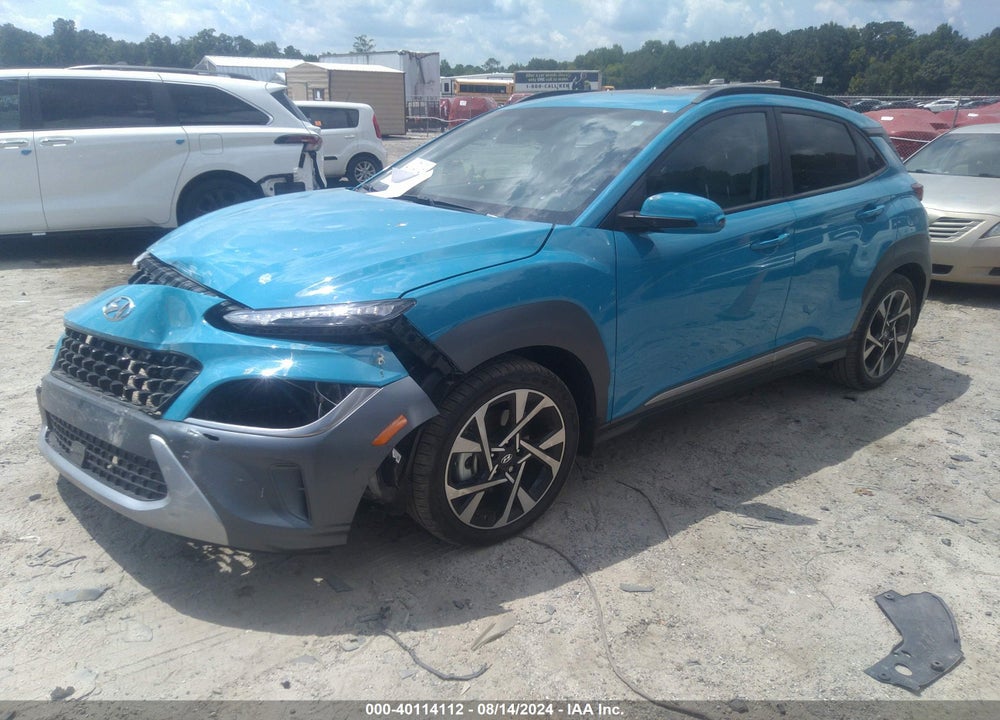 2022 HYUNDAI KONA LIMITED VIN: KM8K53A34NU906717