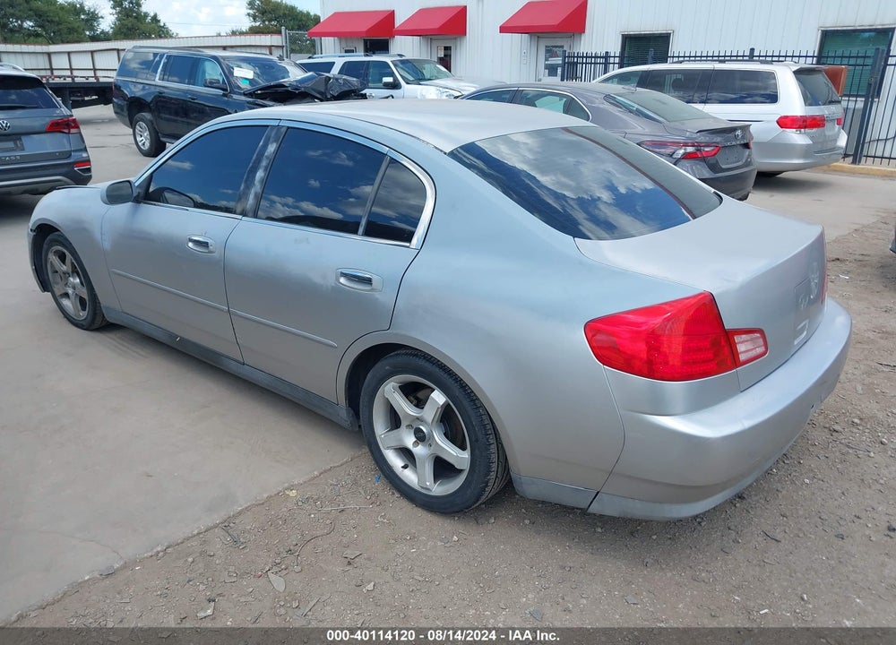 2003 INFINITI G35 LUXURY LEATHER VIN: JNKCV51E83M014469