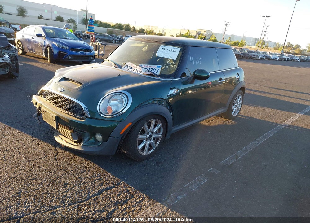 2013 MINI HARDTOP COOPER S VIN: WMWSV3C59DT389368