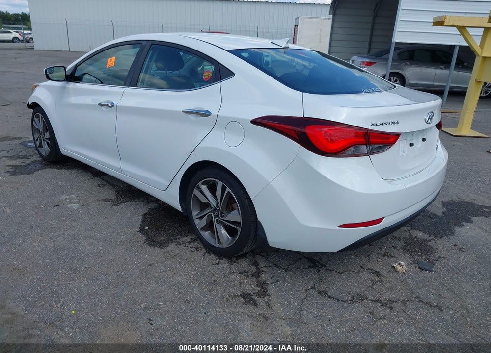 2016 HYUNDAI ELANTRA LIMITED VIN: 5NPDH4AE8GH682070