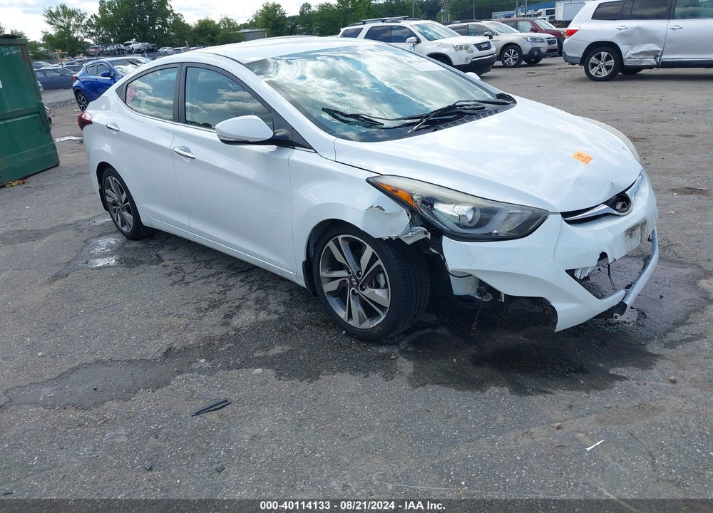2016 HYUNDAI ELANTRA LIMITED VIN: 5NPDH4AE8GH682070