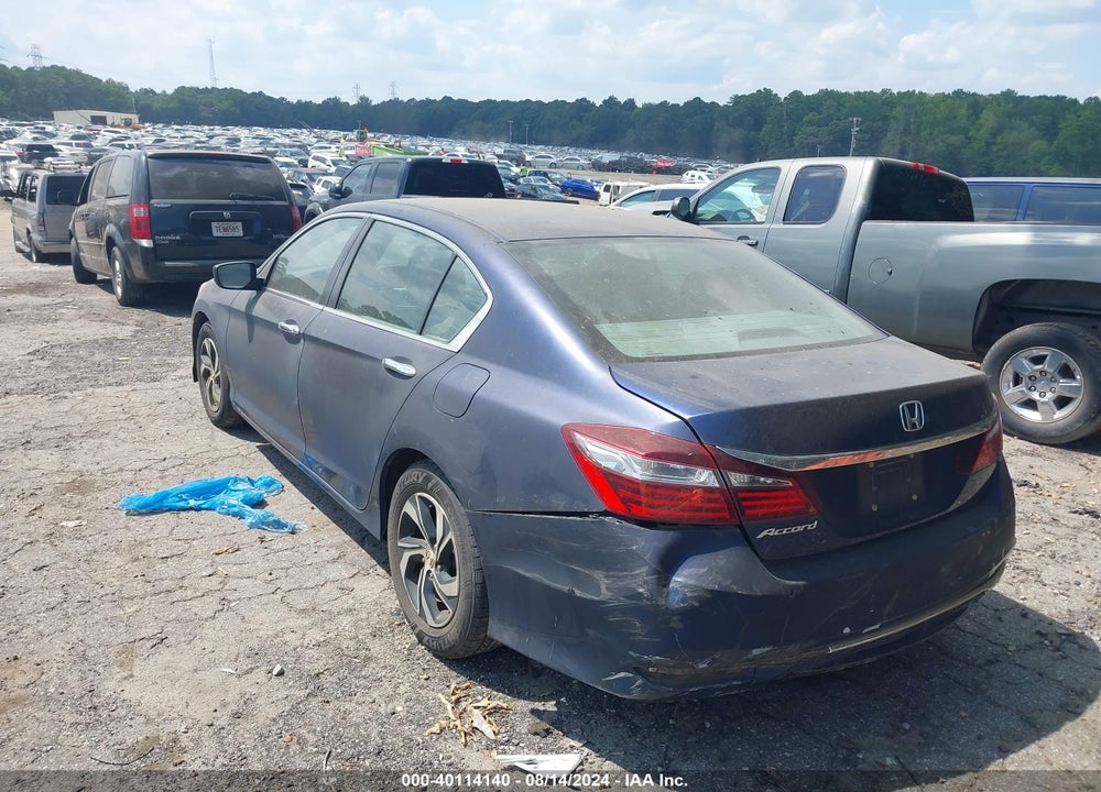 2016 HONDA ACCORD LX VIN: 1HGCR2F31GA035636