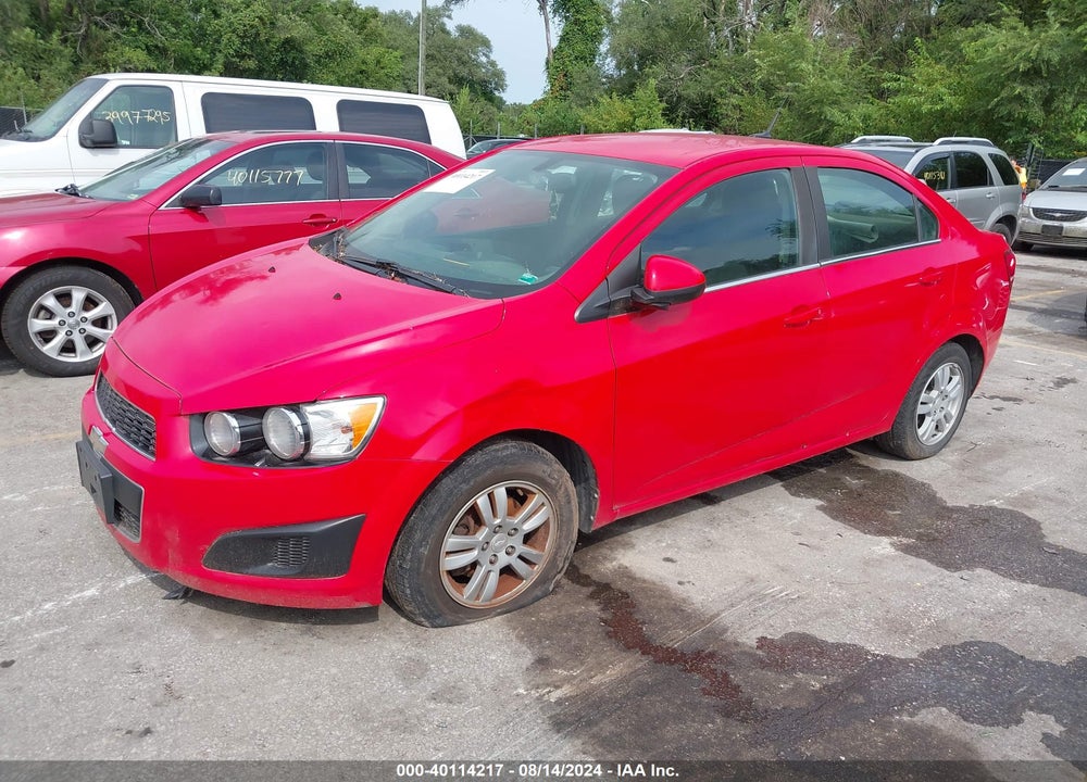 2014 CHEVROLET SONIC LT AUTO VIN: 1G1JC5SH1E4186538
