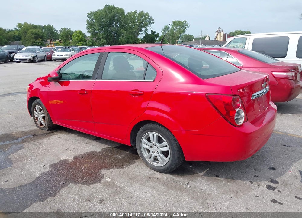 2014 CHEVROLET SONIC LT AUTO VIN: 1G1JC5SH1E4186538