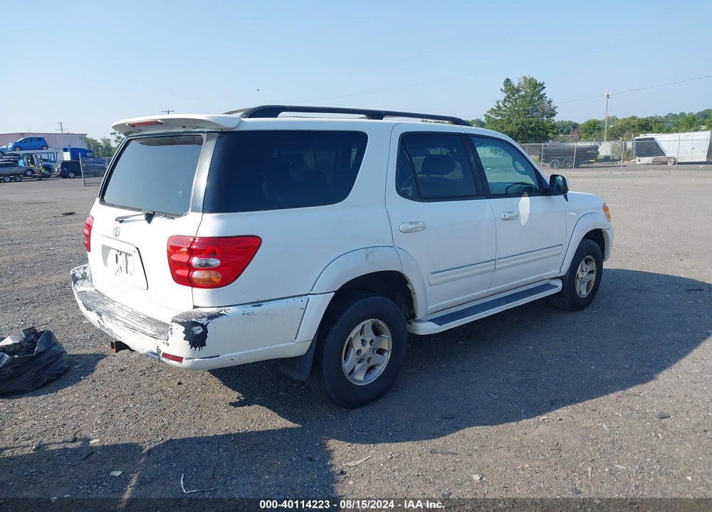 2002 TOYOTA SEQUOIA LIMITED V8 VIN: 5TDBT48A62S131440