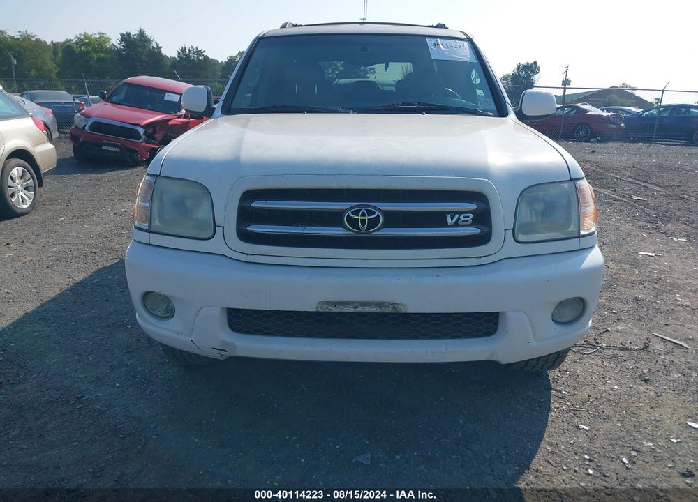 2002 TOYOTA SEQUOIA LIMITED V8 VIN: 5TDBT48A62S131440