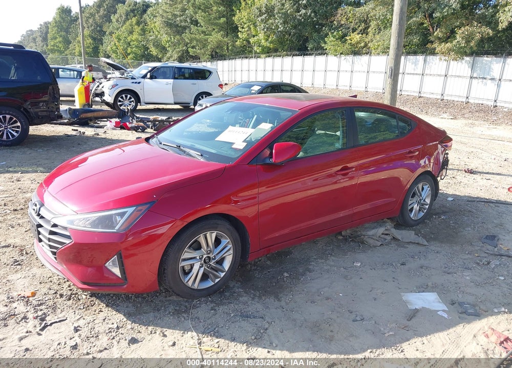 2019 HYUNDAI ELANTRA VIN: KMHD84LF5KU848481