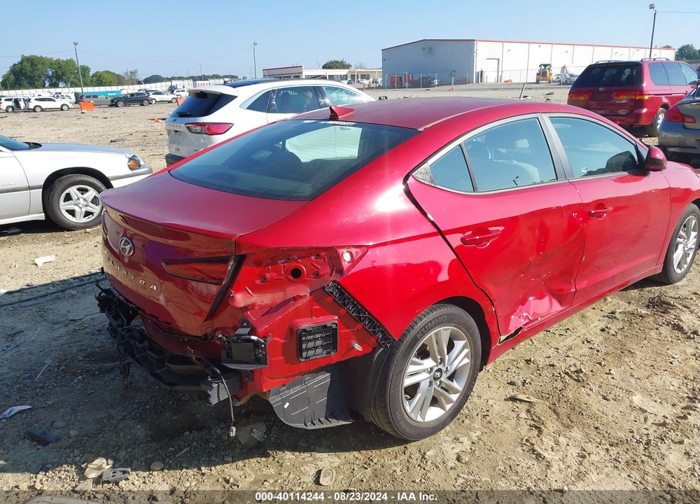 2019 HYUNDAI ELANTRA VIN: KMHD84LF5KU848481