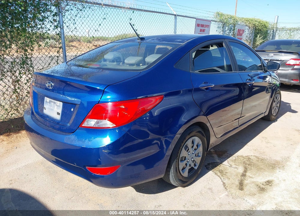 2016 HYUNDAI ACCENT SE VIN: KMHCT4AE5GU123815