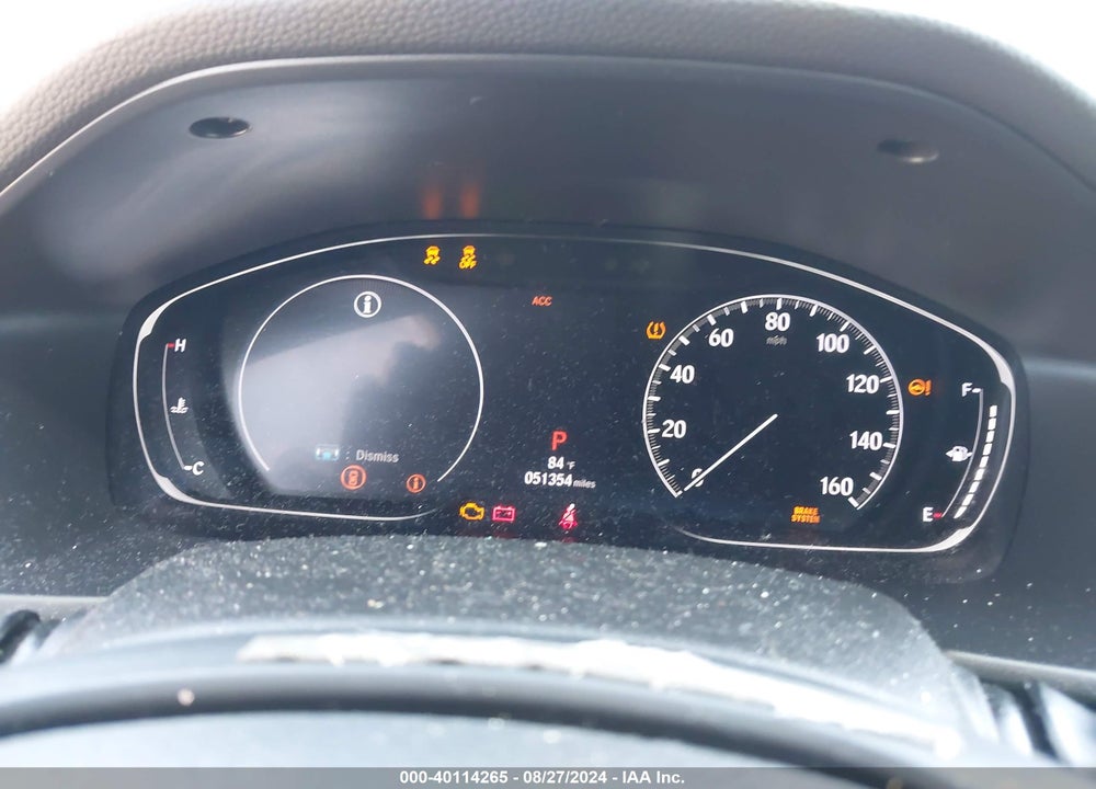 2019 HONDA ACCORD VIN: 1HGCV1F43KA110330