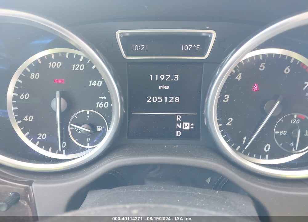 2012 MERCEDES-BENZ ML 350 4MATIC VIN: 4JGDA5HB5CA009126