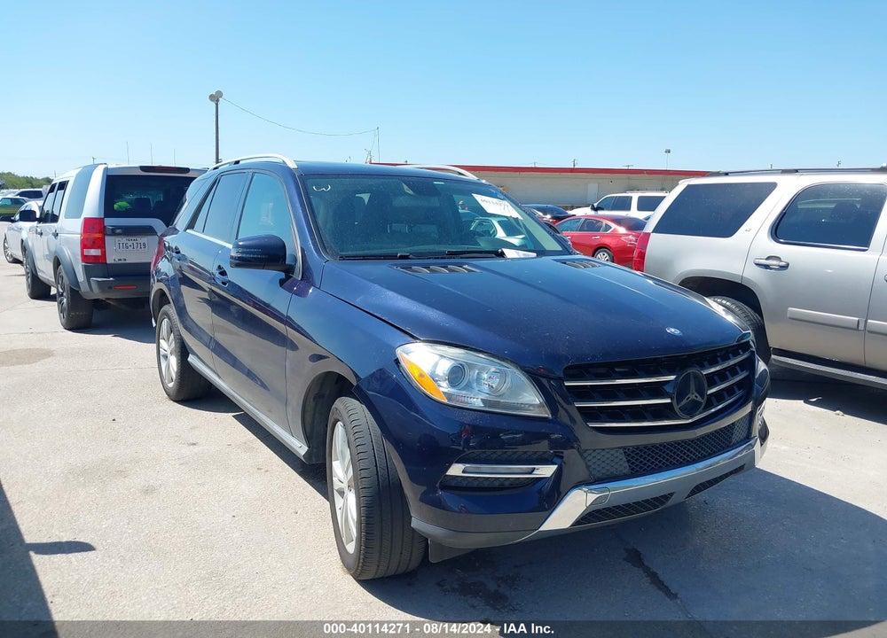 2012 MERCEDES-BENZ ML 350 4MATIC VIN: 4JGDA5HB5CA009126