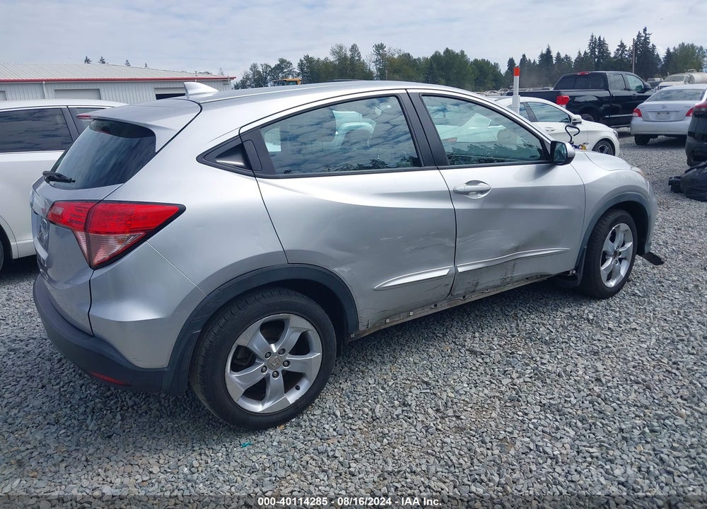 2016 HONDA HR-V LX VIN: 3CZRU5H37GM740766