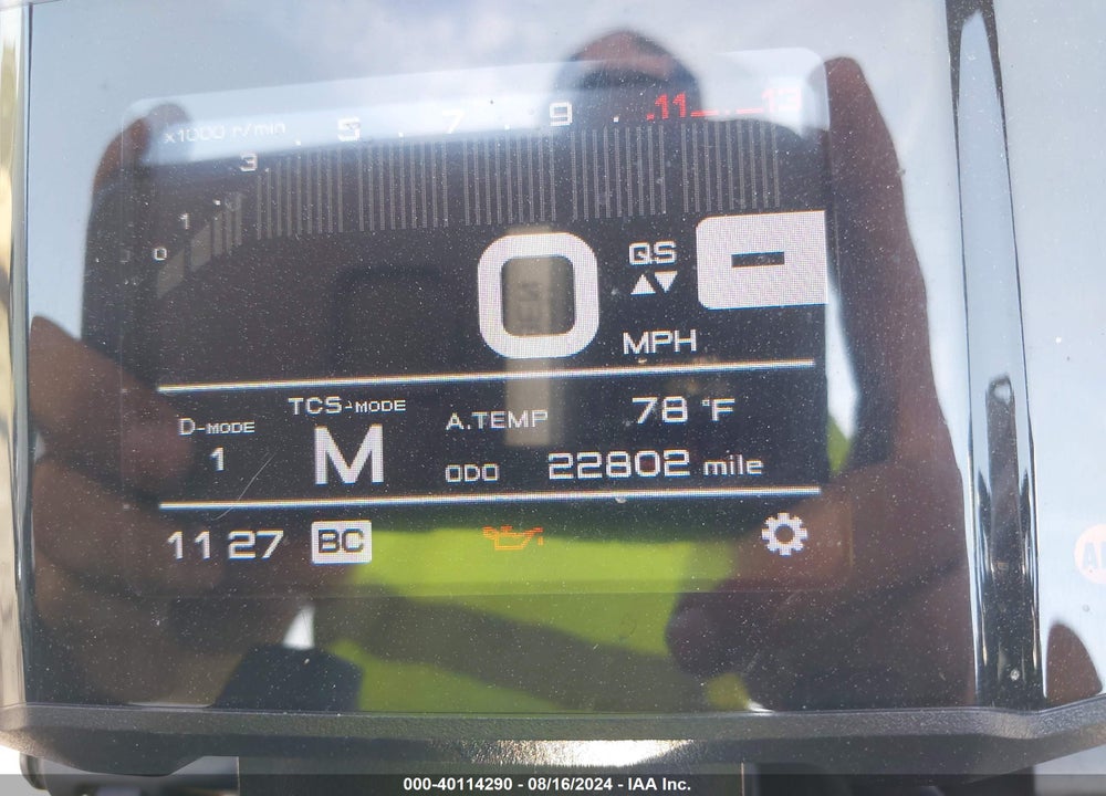 2023 YAMAHA MT09 D VIN: JYARN72E8PA001620