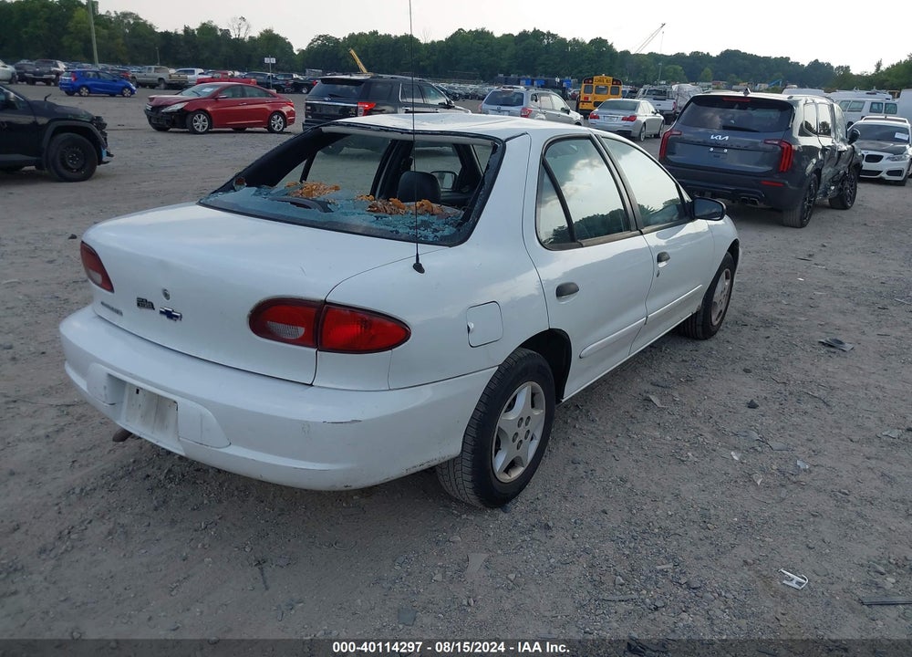 2001 CHEVROLET CAVALIER VIN: 1G1JC524817402861