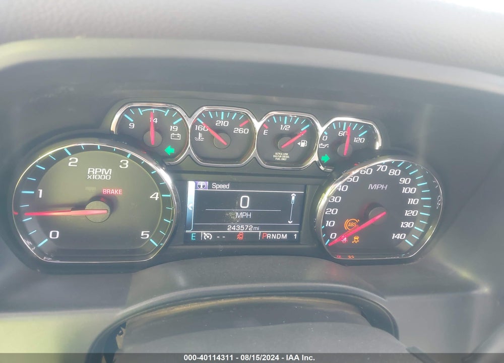 2015 CHEVROLET SILVERADO 2500HD LTZ VIN: 1GC1KWE81FF519077