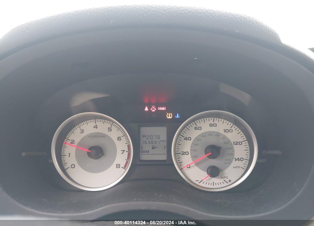 2013 SUBARU IMPREZA 2.0I VIN: JF1GJAA6XDG026919