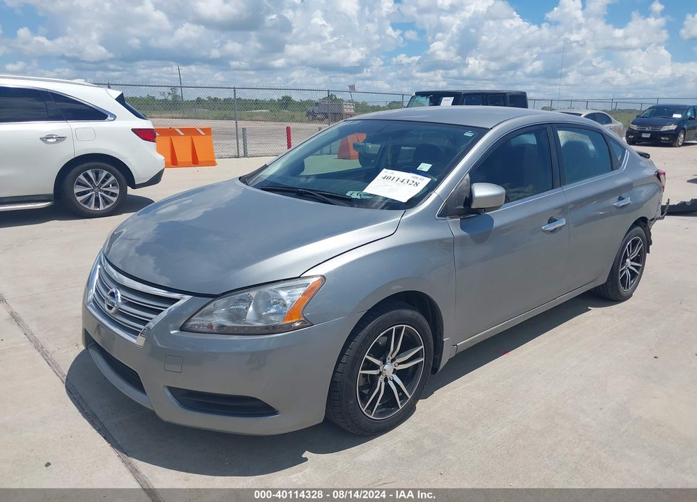 2014 NISSAN SENTRA SV VIN: 3N1AB7APXEY289830