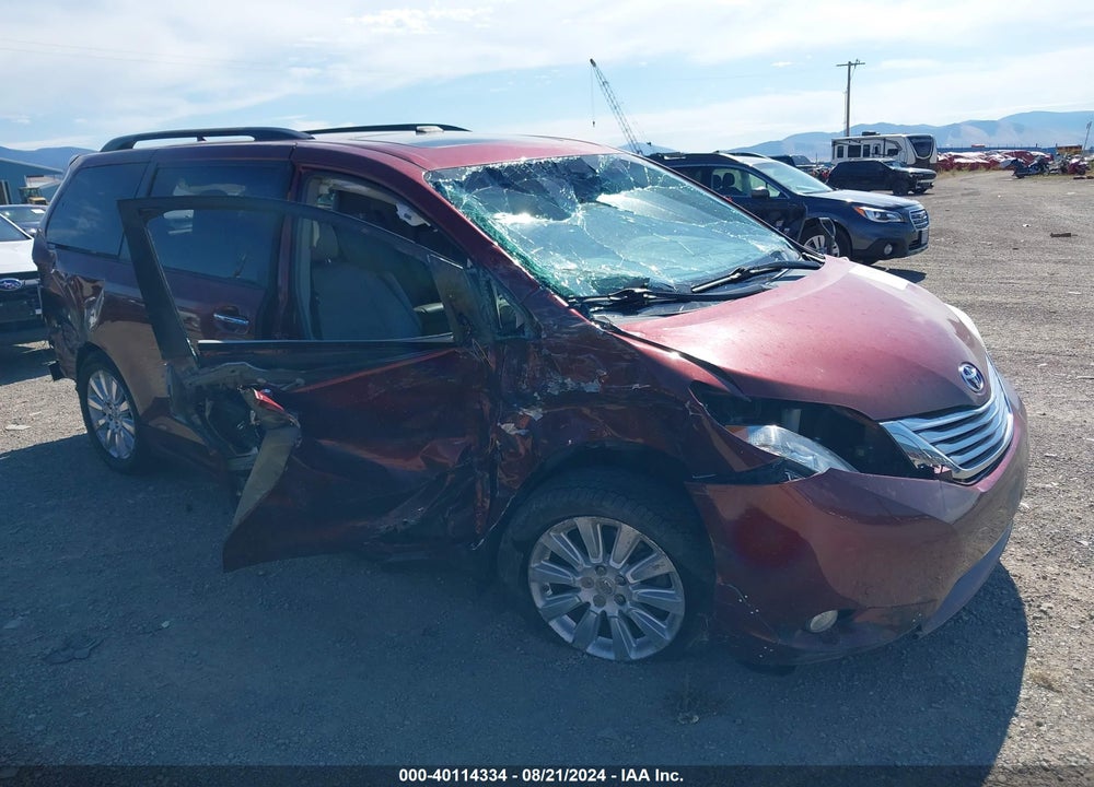 2011 TOYOTA SIENNA LIMITED VIN: 5TDDK3DC5BS024134
