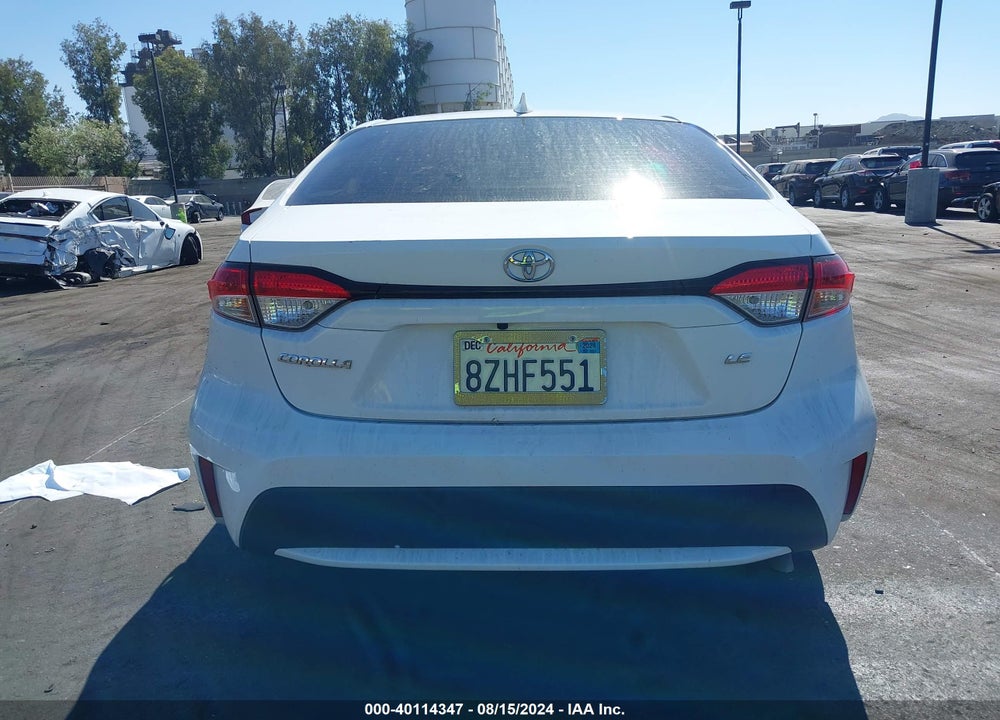 2022 TOYOTA COROLLA LE VIN: JTDEPMAE7N3003406