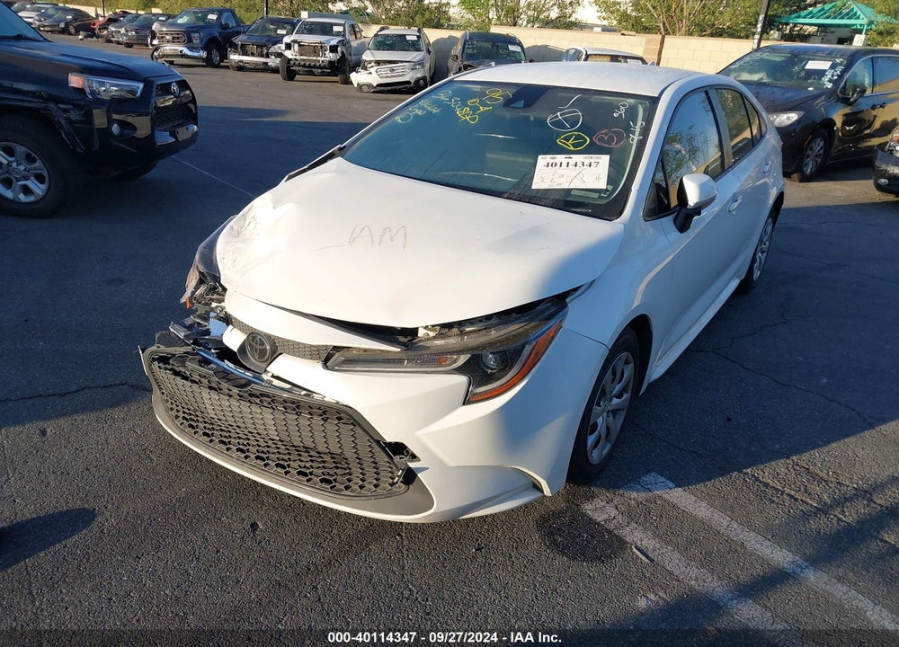 2022 TOYOTA COROLLA LE VIN: JTDEPMAE7N3003406