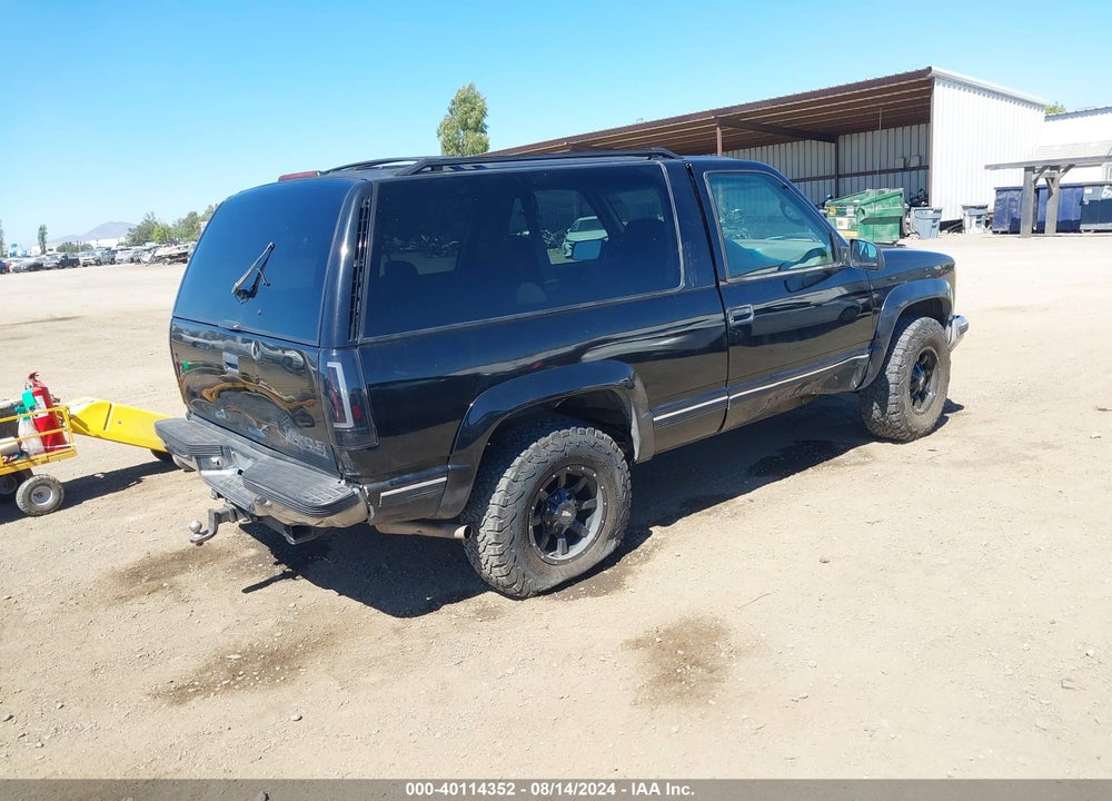 1995 CHEVROLET TAHOE K1500 VIN: 1GNEK18K7SJ320786