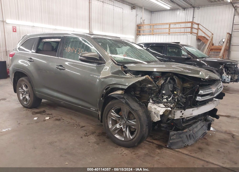2017 TOYOTA HIGHLANDER HYBRID LIMITED PLATINUM VIN: 5TDDGRFH2HS030057