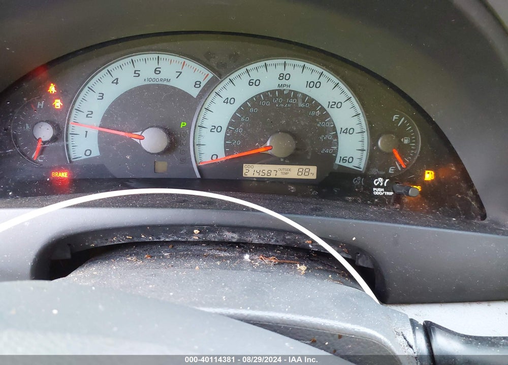 2008 TOYOTA CAMRY LE VIN: 4T4BE46K48R017707