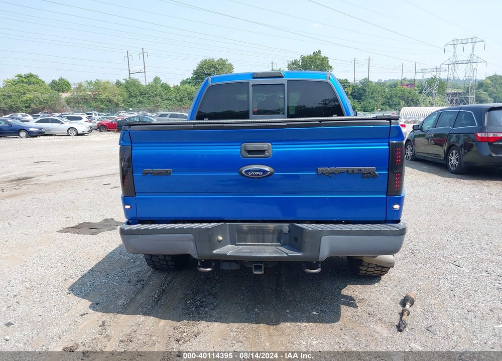 2011 FORD F-150 SVT RAPTOR VIN: 1FTEX1R68BFD36607