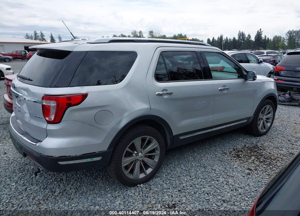 2018 FORD EXPLORER LIMITED VIN: 1FM5K8F86JGB66958