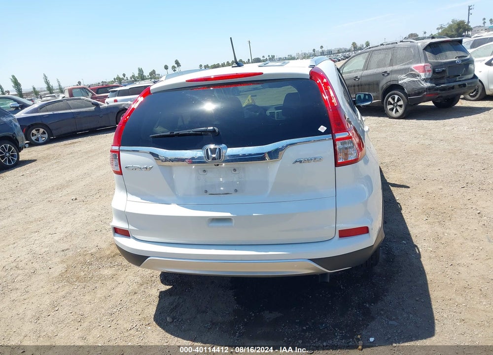 2015 HONDA CR-V EX-L VIN: 5J6RM4H72FL065843