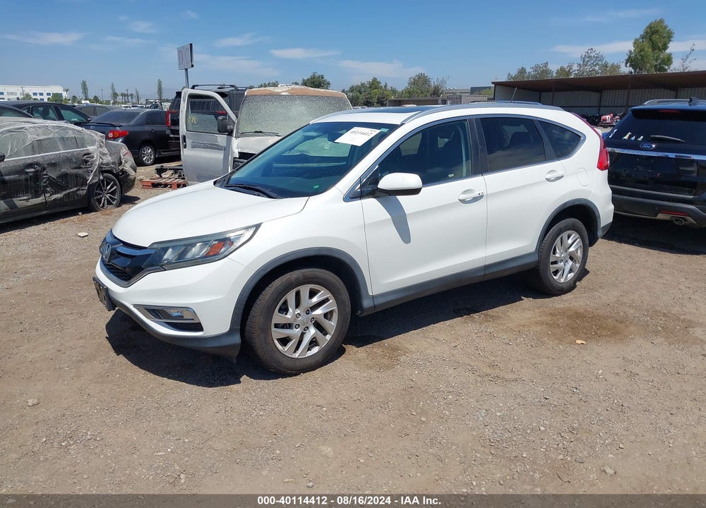 2015 HONDA CR-V EX-L VIN: 5J6RM4H72FL065843