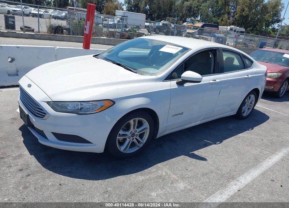2018 FORD FUSION HYBRID SE VIN: 3FA6P0LU4JR136675