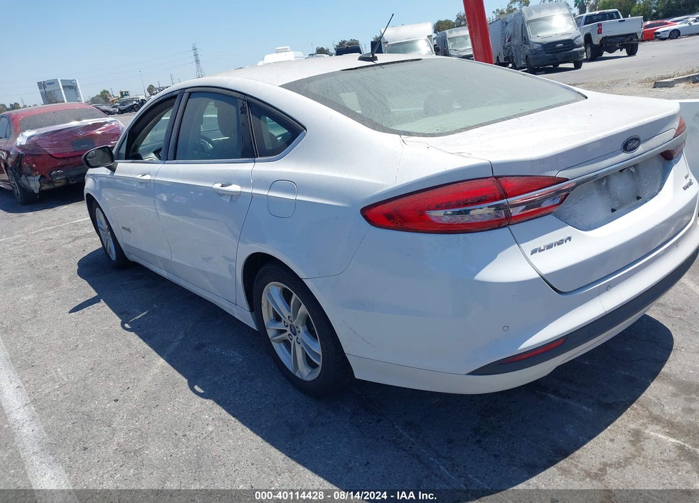 2018 FORD FUSION HYBRID SE VIN: 3FA6P0LU4JR136675